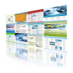 Television and internet production technology concept