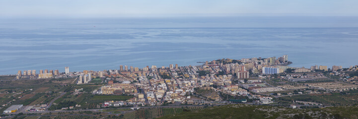 Vista de Oropesa del Mar (Castellon, España).