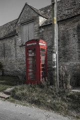 Old English Red Telephone Box