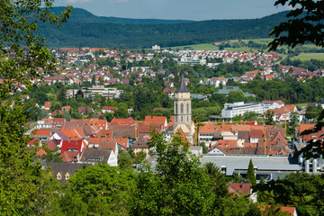 Kreisstadt Balingen auf der Schwäbischen Alb