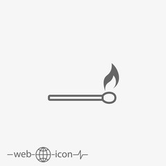match stick with fire