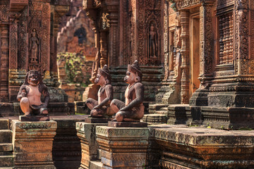 Banteay Srei Tempel Nähe Angkor, Kambodscha - 159983551