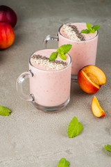 Fresh homemade smoothie