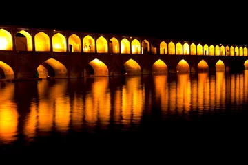 Papier Peint photo autocollant Pont Khadjou en iran le vieux pont