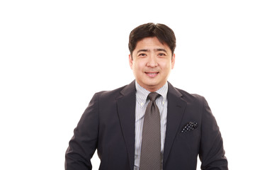 笑顔のビジネスマン
