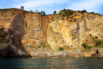 Fototapeta na wymiar Adriatic coast in Montenegro, Budva, Europe