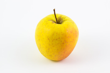 Fresh, Ripe apples on white background.