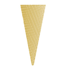 Ice cream waffle cone vector illustration