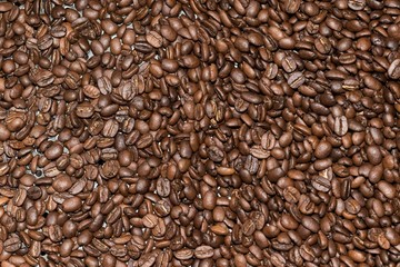 Roasted coffee beans