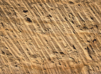 Sharpened sandstone rock texture