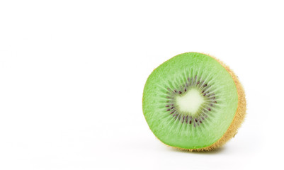 Fototapeta na wymiar Kiwi fruit isolated on white background