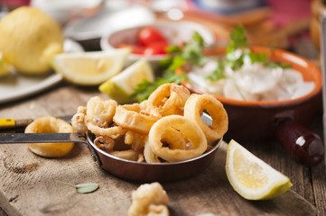 crispy calamari rings