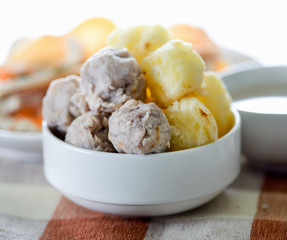 Grill cassava delicious dessert
