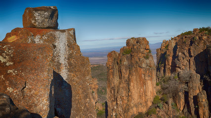  in south africa valley of   desolation