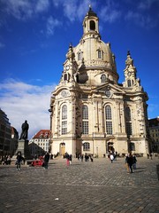Obraz premium Frauenkirche. Neumarkt. Dresden 