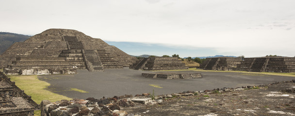  Teotihuacan, Mexico, Pyramid - Aztec Ruins