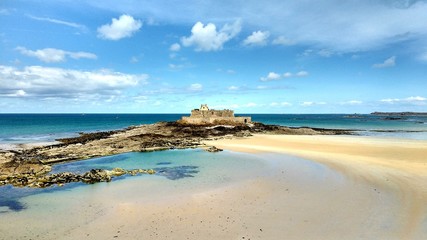 Fototapeta na wymiar Brittany coast