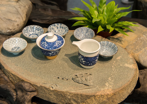 traditional Chinese teapot used in tea ceremony