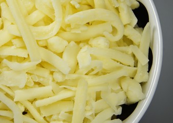 Mozarella cheese in a bowl