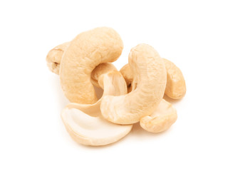 sweet dred fruits on white background