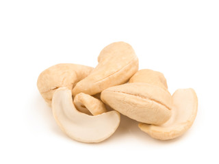 sweet dred fruits on white background