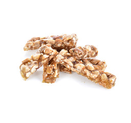 Peanut brittle crunchy sweet nut snack