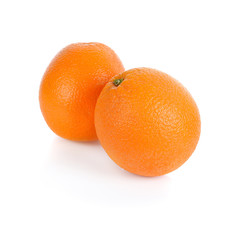 oranges isolated on white backgroun