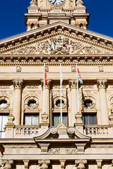 in south africa close up of the   city hall