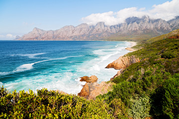 in south africa coastline indian     ocean