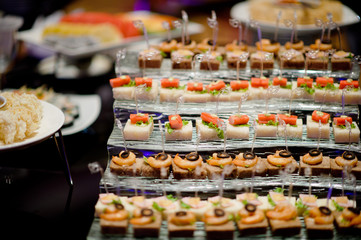 cocktail food catering dessert wedding