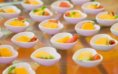 cocktail food catering dessert wedding