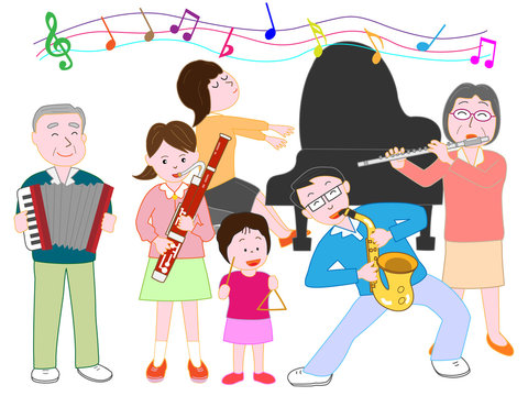 家族で音楽会