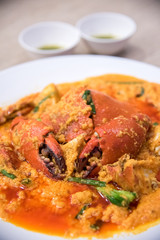 Sauteed Crab in Curry