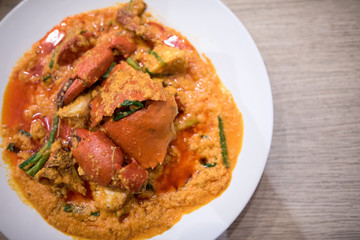 Sauteed Crab in Curry