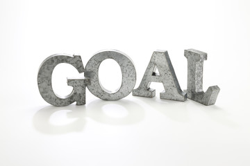 GOAL/金属製の文字