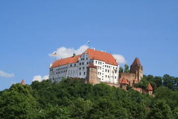 Fototapeta na wymiar Castle Trausnitz in Landshut / Germany