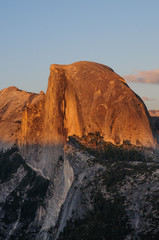 Sunset Over Half Dome