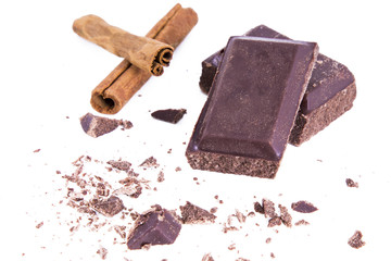 chocolate isolated