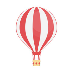 Fototapeta premium Hot air balloon, isolated