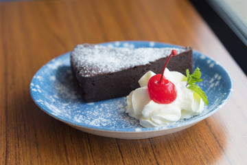 Chocolate cake without flour