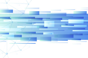 Technology Blue Abstract Mesh Background with hexagons polygon, Lines and Digital Shapes. Futuristic technology style. EPS10 Design Layout for Your Media Business.