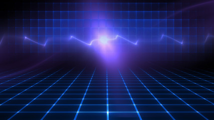 Abstract background of science and technology