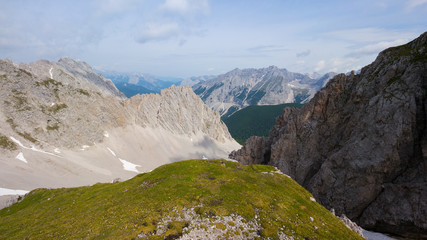 Karwendelgebirge im Sommer 