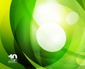 Glossy glass shiny bubble abstract background, wave lines