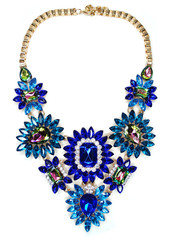 jewelry with bright crystals necklace luxury fashion