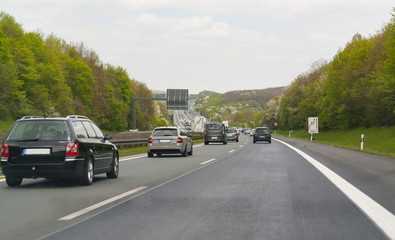 highway scenery in Southern Germany