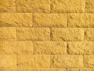 Brick wall.