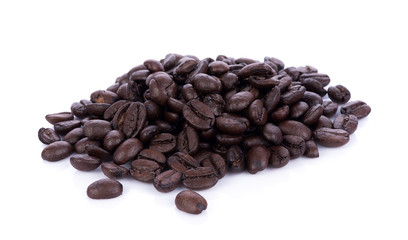 coffee bean on white background