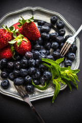 Organic food concept