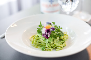 Fettuccine Pasta with Egg